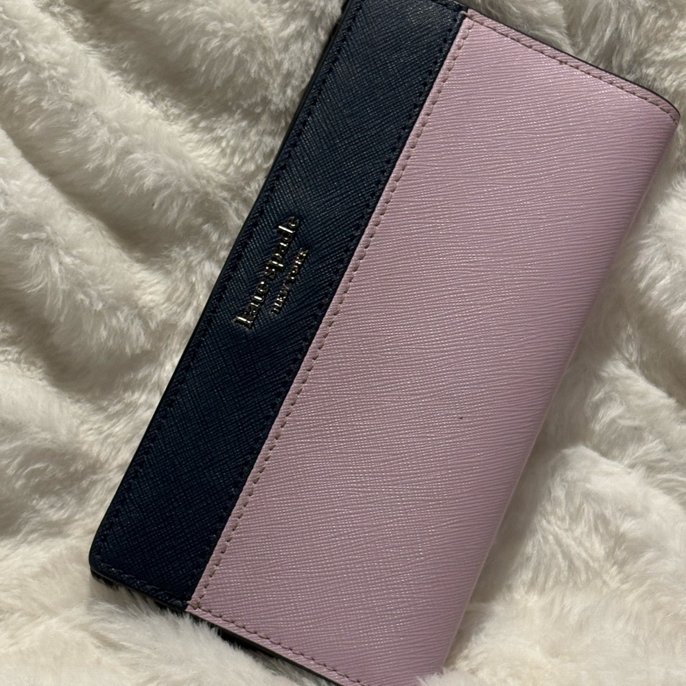 Kate Spade Blue and Lavender Wallet - Picture 6 of 6